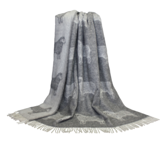 Woolly Sheep Throw 100% New Zealand Wool