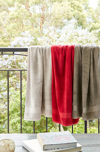 Baksana Turkish Aegean Towels (Garnett)