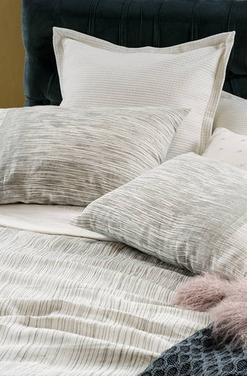 Bianca Lorenne Aleeno Grey Sheets / Pillowcases Sold Separately