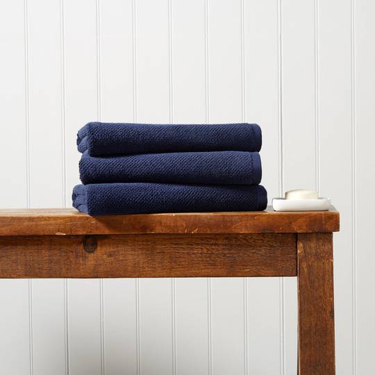 Christy Brixton Towels, Hand Towels & Bath Mats - Midnight
