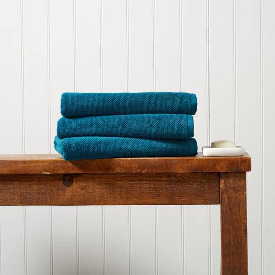 Christy Brixton Towels, Hand Towels & Bath Mats - Peacock