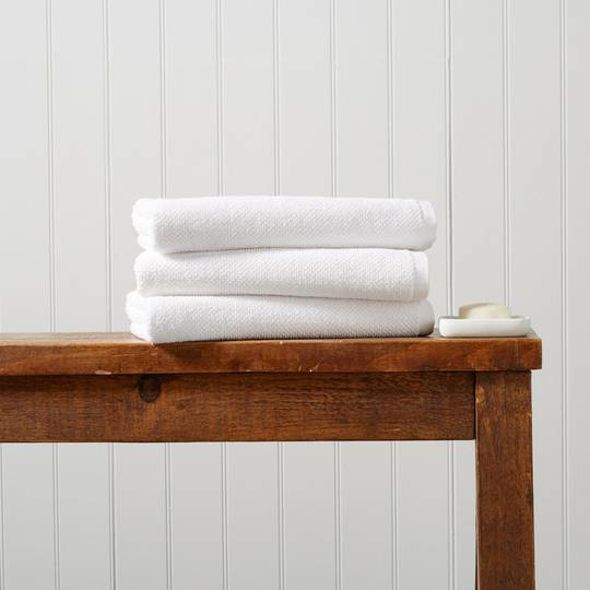 Christy Brixton Towels, Hand Towels & Bath Mats - White