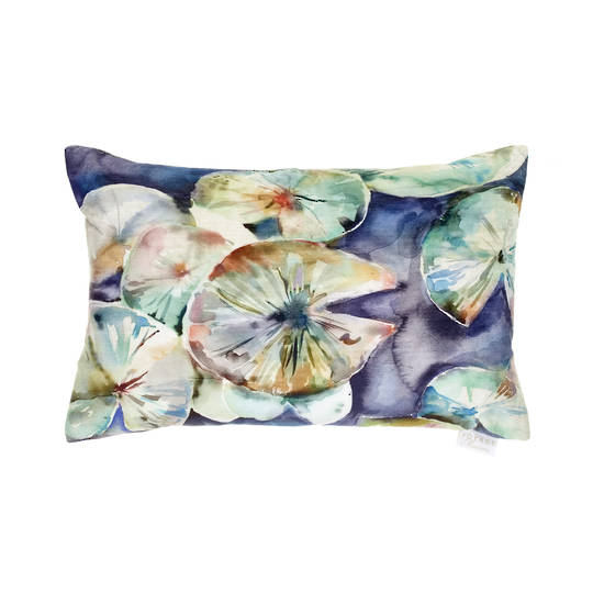 Voyage Maison - Lily Pad Cushion - Cobalt