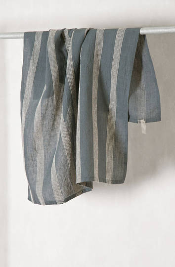 Bianca Lorenne - 100% Linen Denim Stripe Tea Towel