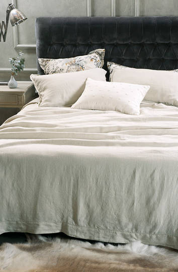 Bianca Lorenne Fabia Linen Bedspread Set - ON SALE