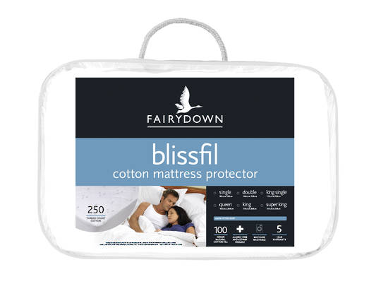 Fairydown - Blissfil All Natural Cotton Mattress Protector