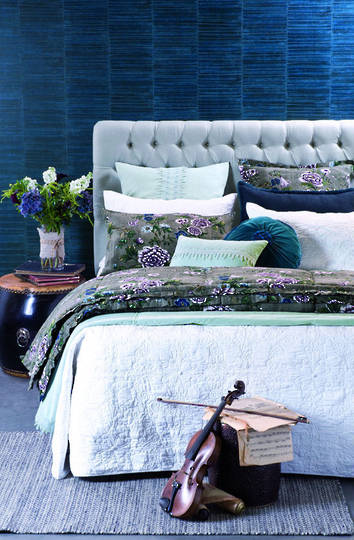 Bianca Lorenne Fontene White Bedspread Set - ON SALE