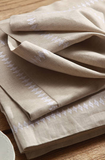 MM Linen- French Bee Napery- Natural