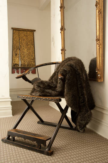 Heirloom Exotic Faux Fur Cushion / Throw - Husky
