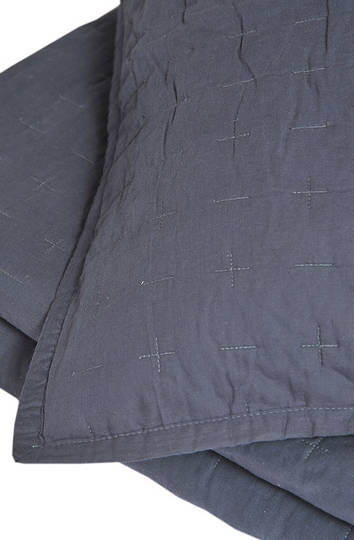 MM Linen - Luca Comforter Set- Charcoal