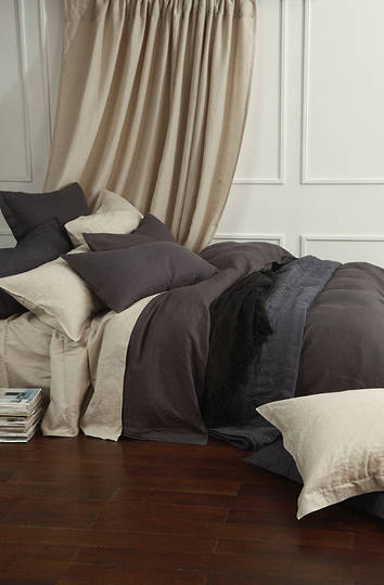 MM Linen - Laundered Linen Curtain Set - Natural