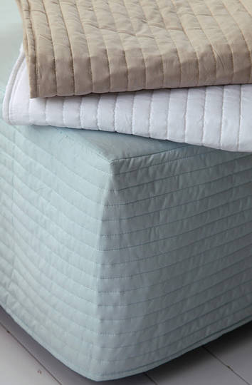 MM Linen Lucia White Bed Skirt/Valance