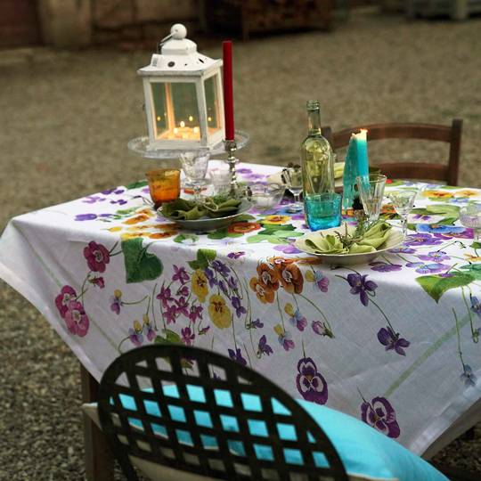 Importico - Tessitura Toscana Telerie - Mammola Linen Table Cloths