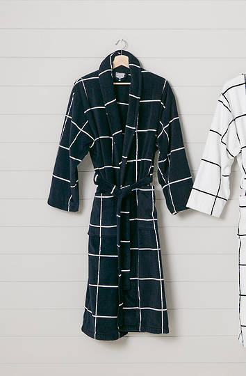 Baksana - Men's Marcus Navy Robe