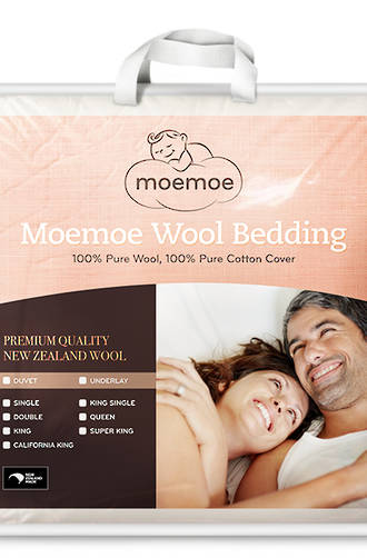 MoeMoe 100% Wool Summer Weight Duvet Inner 300gsm