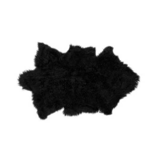 Bambury - Mongolian Lambswool Rug - Black