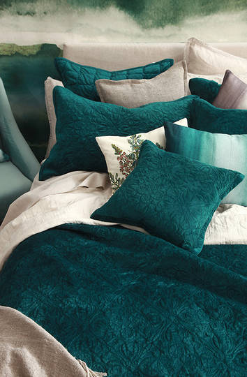 MM Linen Naja Deep Teal Bedspread Set
