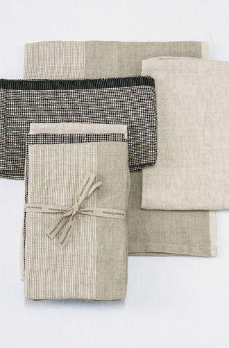 Bianca Lorenne Natural Linen Tea Towels