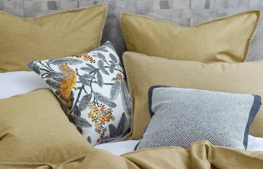MM Linen - Stitch Eurocases - Orche