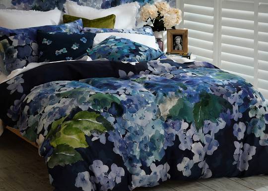 MM Linen - Hydrangea Reversible Duvet Set
