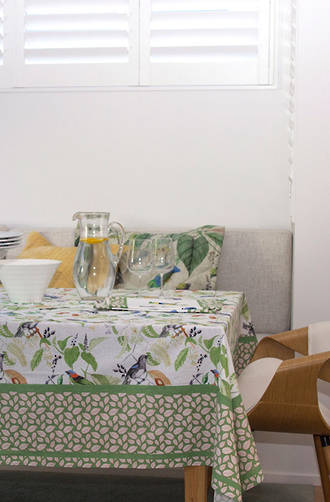MM Linen - Aviary Table Cloth