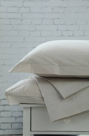 MM Linen - Cove Natural Sheet Set / Eurocases / Pillowcases