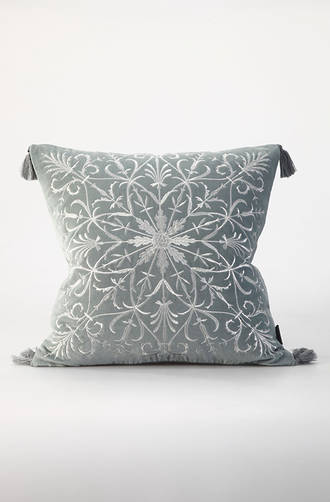 MM Linen - Constantine Embroidered Velvet Cushions