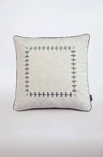 MM Linen - Bee Embroidered Cushions