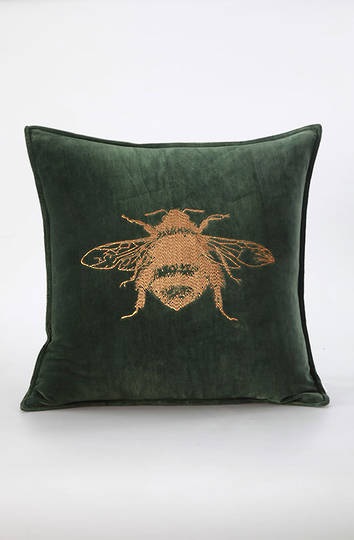 MM Linen - Beemine Cushion Forest