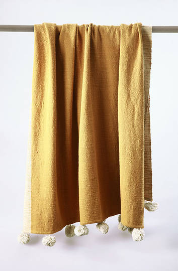 MM Linen - Gigi Throw - Gold