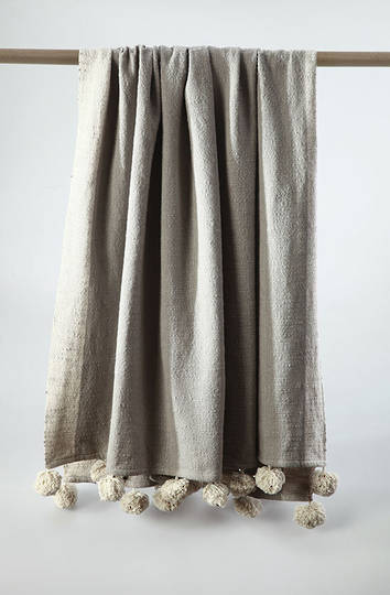 MM Linen - Gigi Cotton Throw - Natural