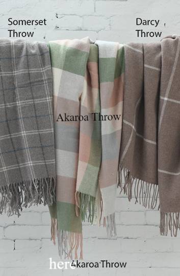 MM Linen - Akaroa NZ Wool Throw / Blanket