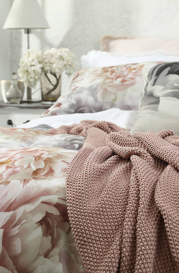 MM Linen - Bronte Cotton Throw - Cameo