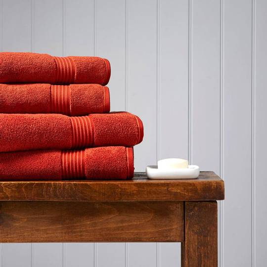 Christy Supreme Hygro Towels, Hand Towels & Face Cloths - Paprika