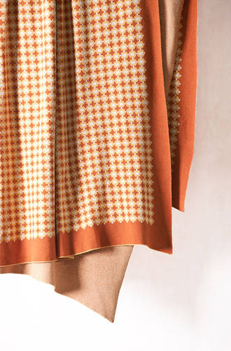 Bianca Lorenne Penellata Topaz Knitted Throw