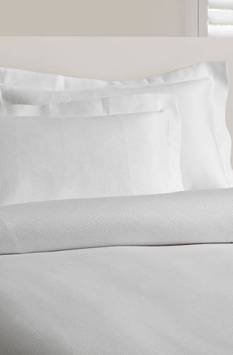 Baksana Pure White Coverlet / Pillowcases Sold Separately