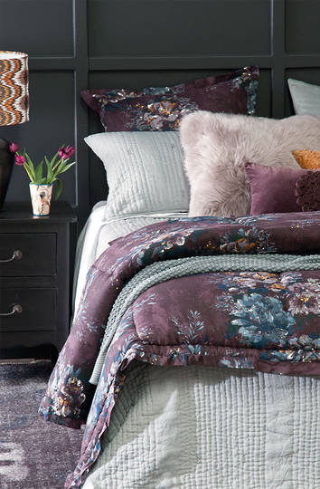 Bianca Lorenne - Ricamo Pale Grey - Queen Bedspread - ON SALE