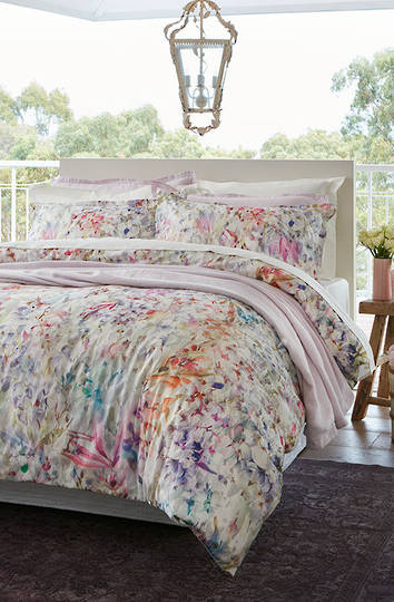 Baksana - Spring Bloom Duvet Cover Set - King - ON SALE