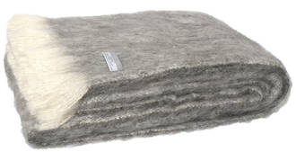 Alpaca Granite - Brushed Throw by Master Weave