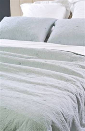 Bianca Lorenne Amarento Duck Egg Pillowsham and Eurosham
