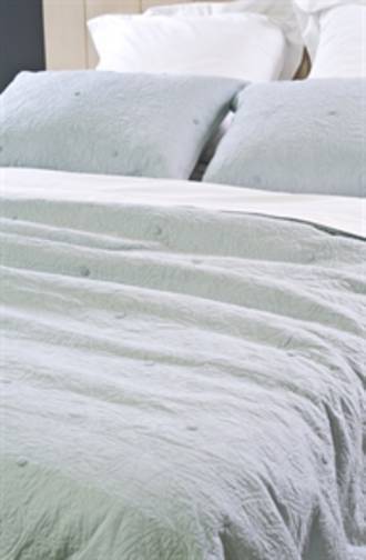 Bianca Lorenne Amarento Duck Egg Pillowsham and Eurosham