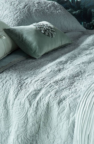 Bianca Lorenne Amberley Duckegg Bedspread / Pillowcases Sold Separately
