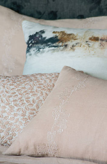 Bianca Lorenne - Bellota Vintage Rose Linen Bedspread