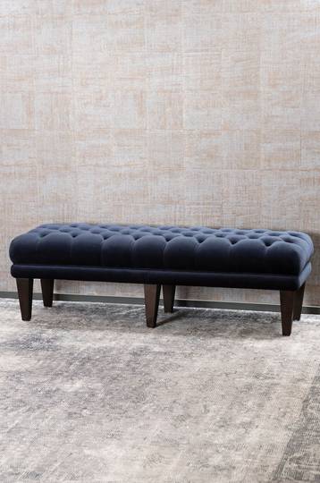 Bianca Lorenne - Bettino Ottoman - Indigo