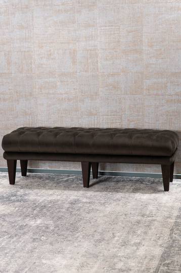Bianca Lorenne - Bettino Ottoman- Walnut
