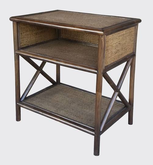 Bianca Lorenne - Cappezalle Rattan Bedside Table