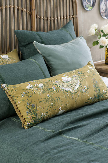 Bianca Lorenne - Cigna - Cushion - Olive