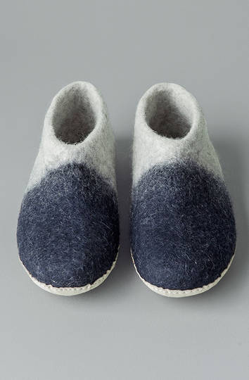 Bianca Lorenne - Feruto Light Grey Half Boot Slipper