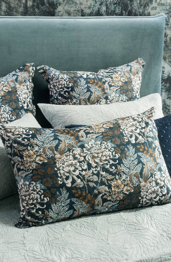 Bianca Lorenne - Giardino Indigo Pillowcases Eurocases & Cushion