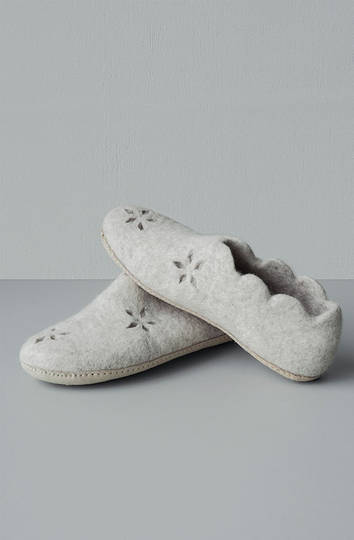 Bianca Lorenne - Uteki Light Grey Half Boot Slipper